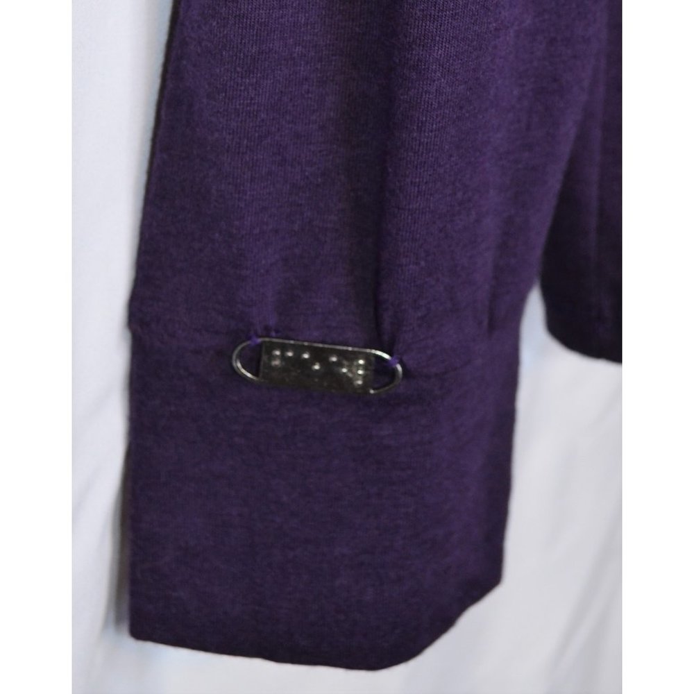 Two Blind Brothers Pullover Hoodie Bamboo Blend Purple Size XL - Picture 4 of 6